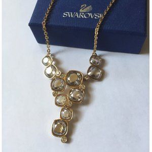 𝙎𝙄𝙂𝙉𝙀𝘿 Swarovski  Necklace ✨ Sparkling Bezels ✨  - - MIB - - -